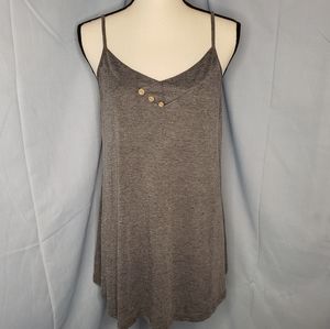 Mckol Grey Long Tank Top